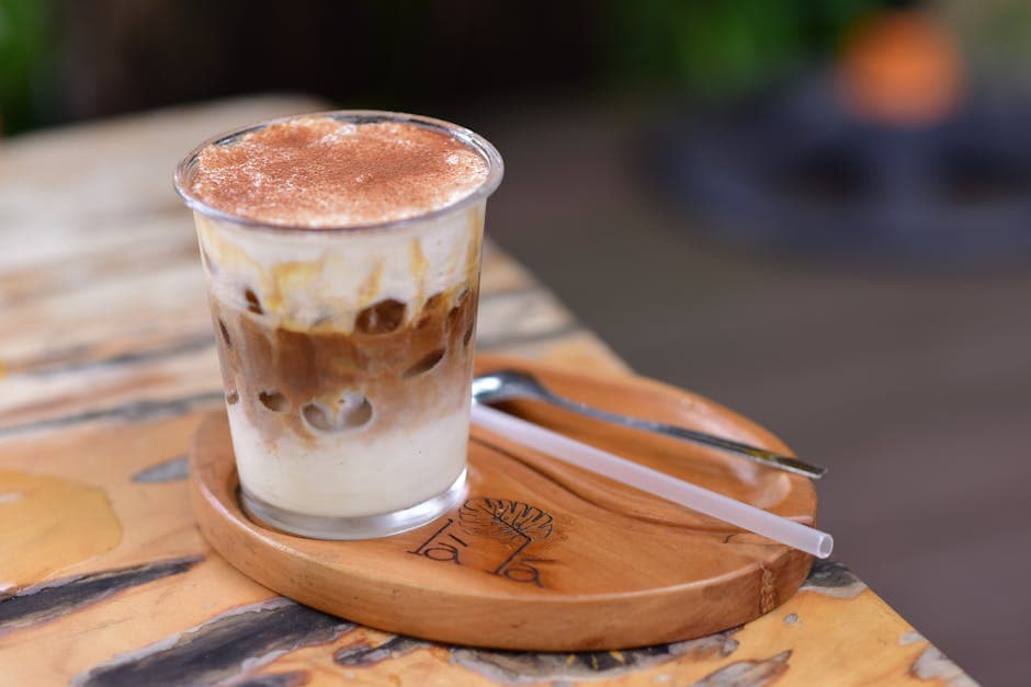 Iskald kaffe med kakao og Madeira