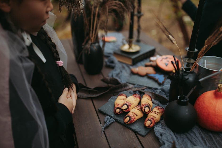 Skumle heksefingre til Halloween