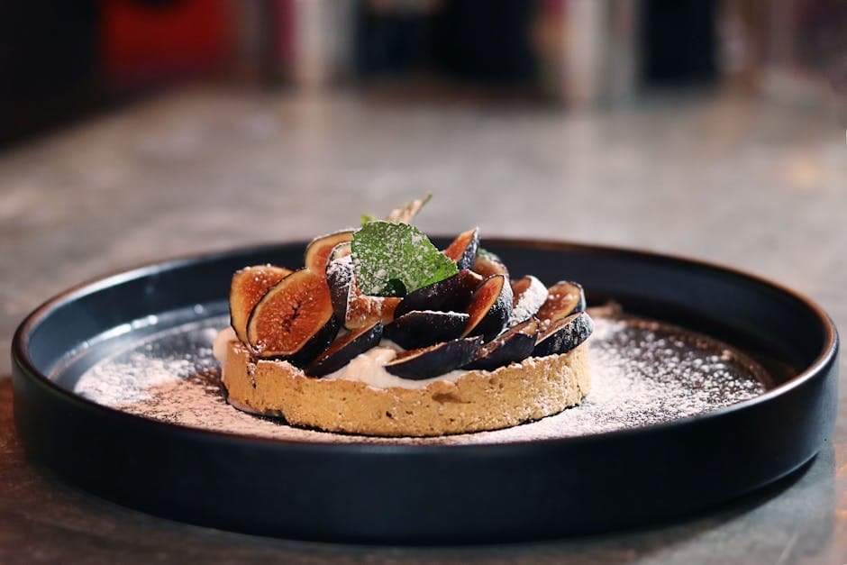 Fiken-shortcakes med kremfløte