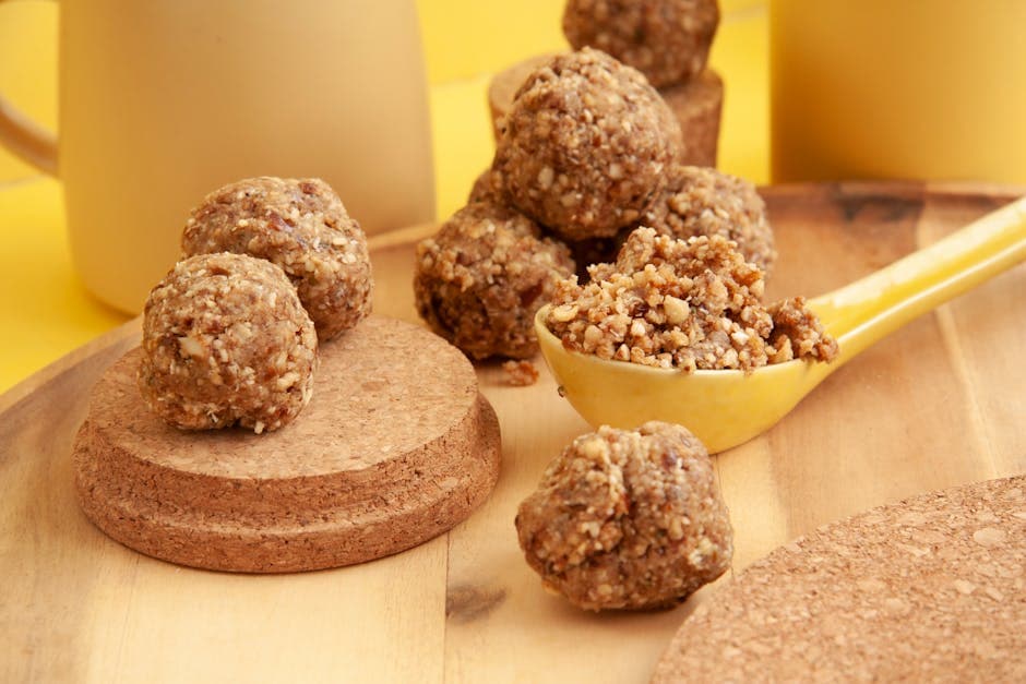 Peanøttsmørkuler uten steking