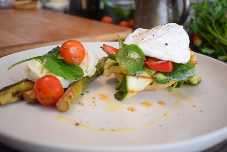 Asparges- og squashcrudi med Pecorino