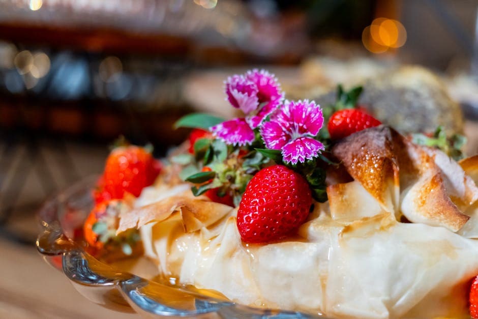 Brie og asparges i filodeig