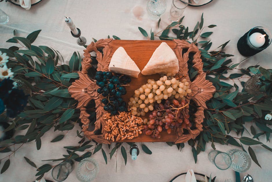 Bakt geitost i drueblader