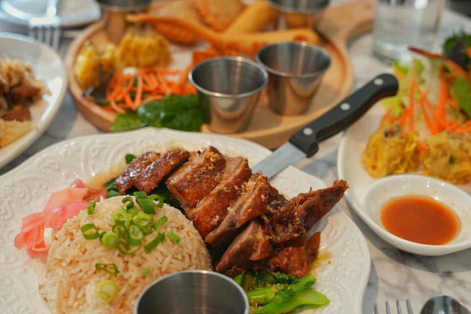 Sprø and med asiatiske smaker