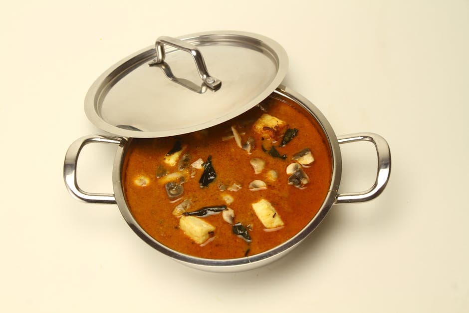 Kveite med karri og varm savoykål