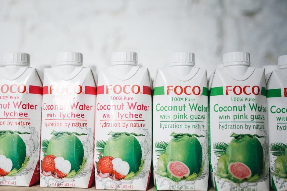 Thailandsk Agua Fresca med Kokos, Lychee og Sitrongress