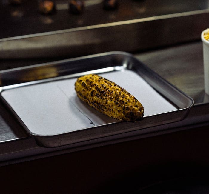 Ristet maiskolber med chili- og limesmør