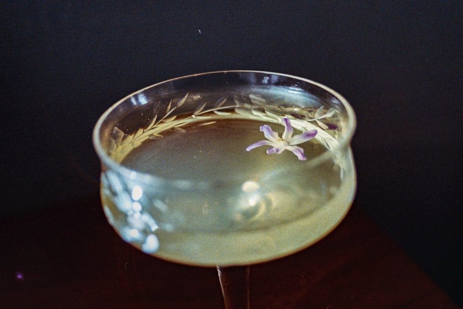 Plomme-sake cocktail