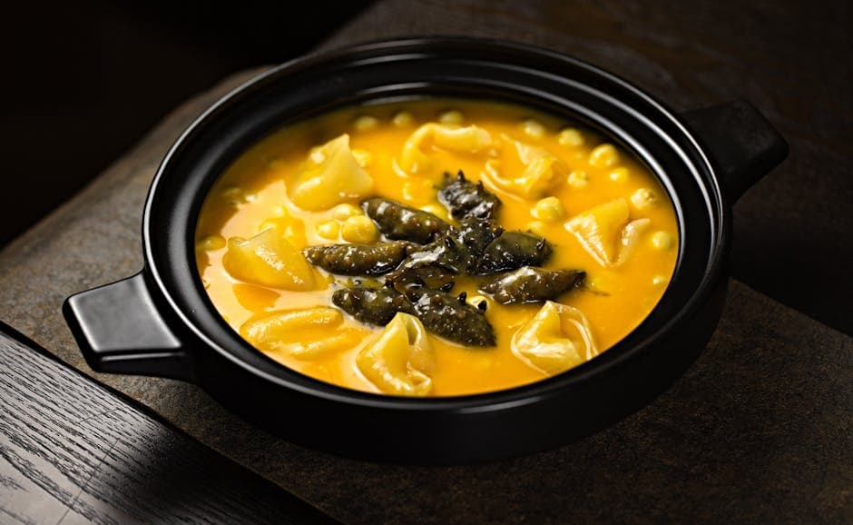 Tortelloni i sopp- og parmesanbuljong