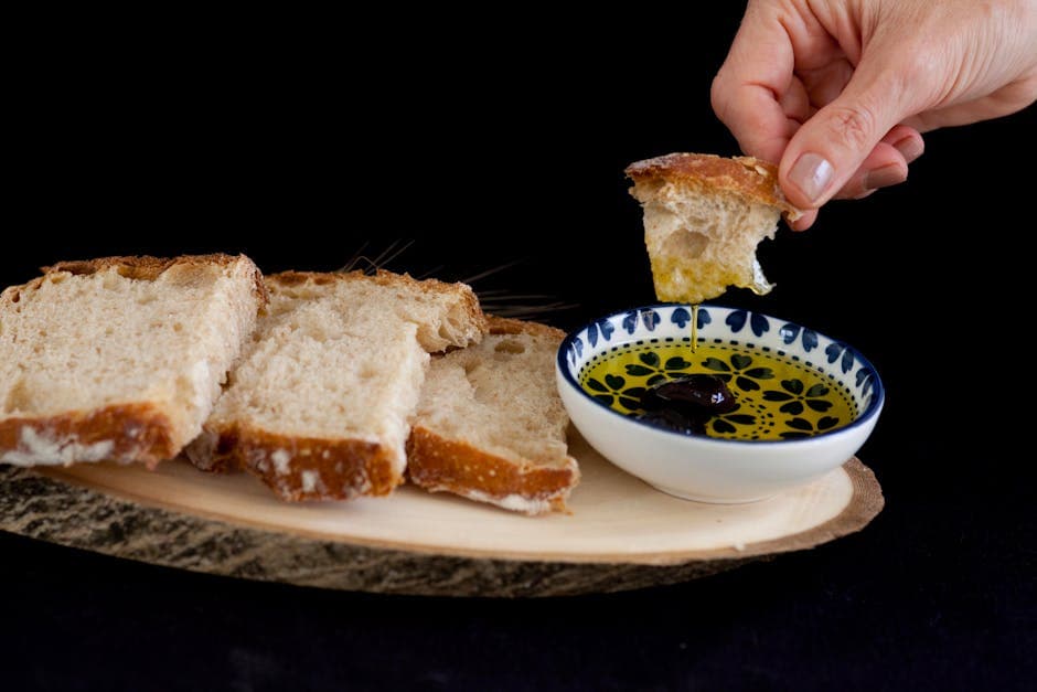 Olivenoljedip til italiensk brød