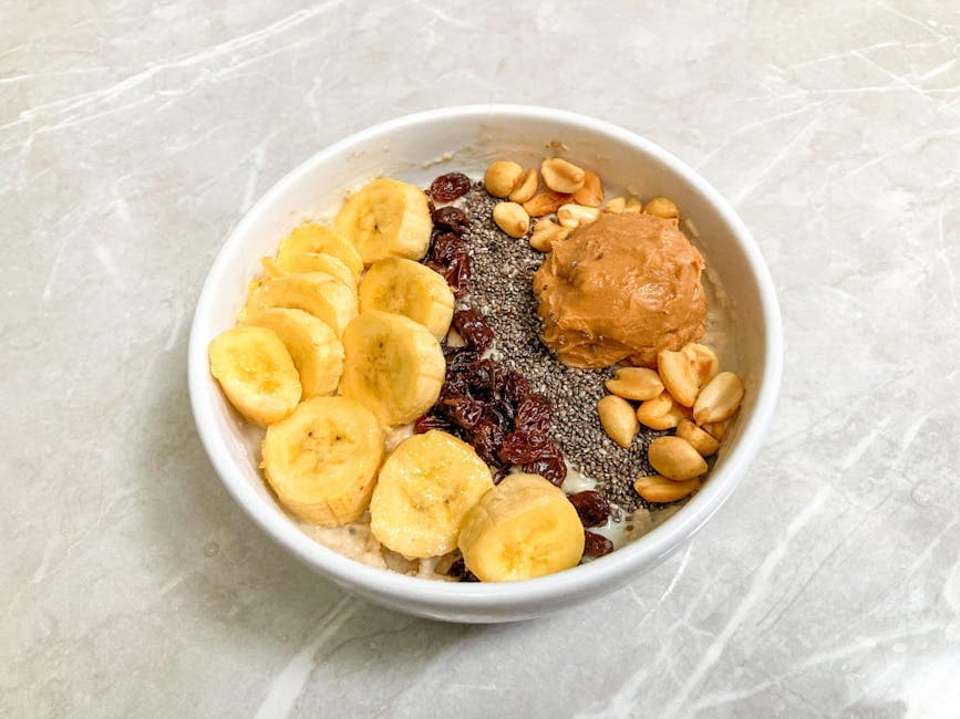 Granola-snacks med peanøttsmør