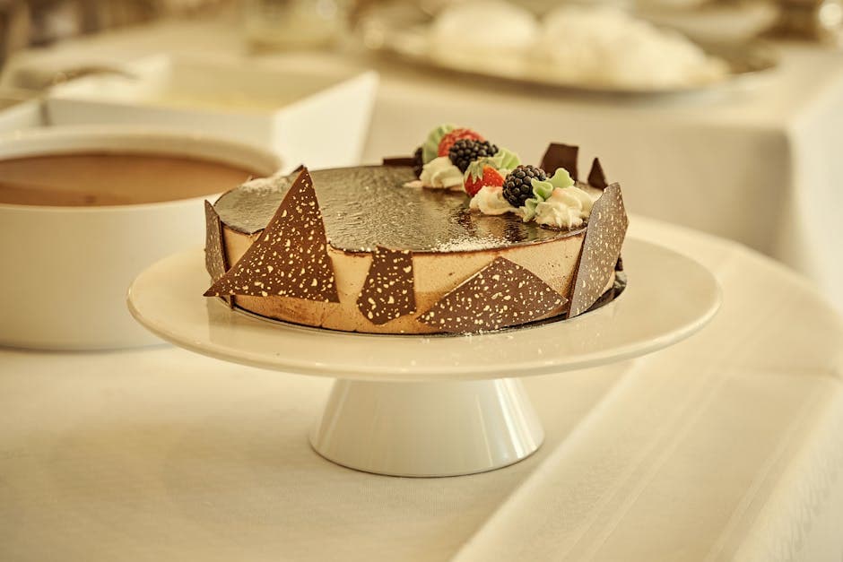 Elegant påskehatt med sjokolademousse