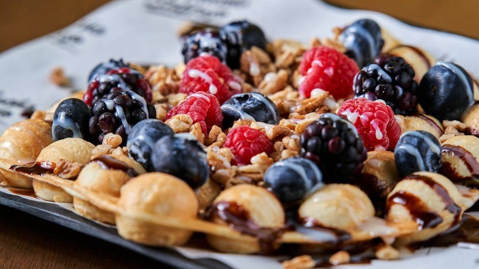 Choco-bær vaffelsundae