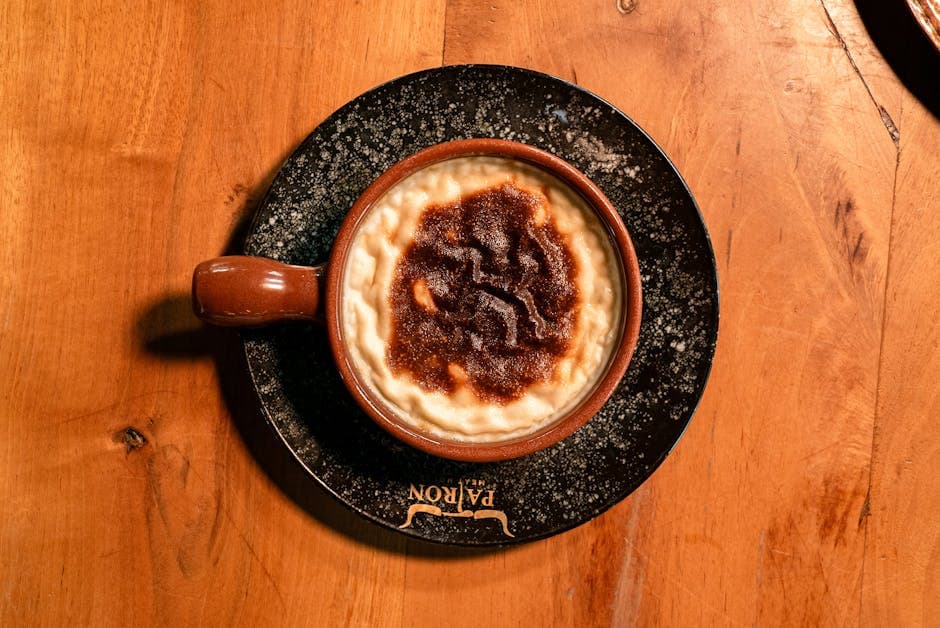 Kremet gresskarrisgrøt med kanel