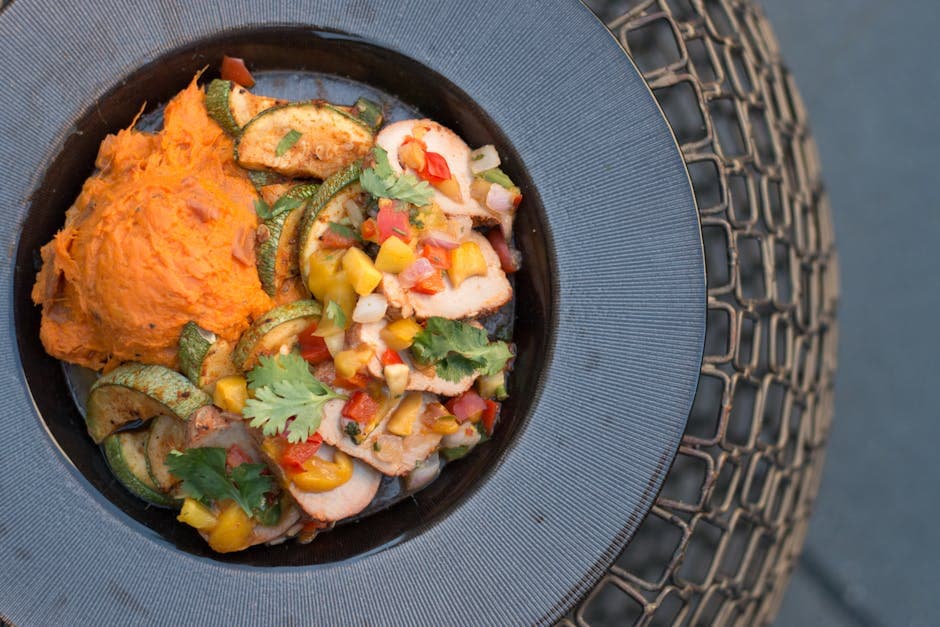 Kyllingbryst med frisk mangosalsa