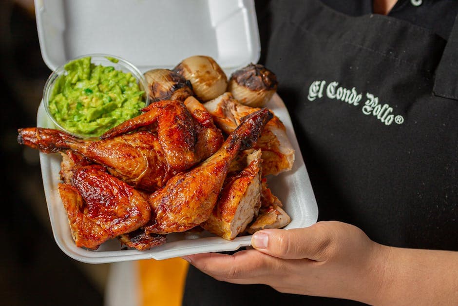 Kyllinglår med chipotle og tykk guacamole