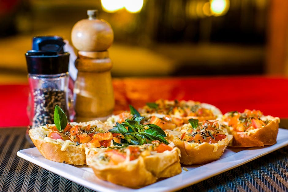 Tomat- og basilikumtartletter med fontina