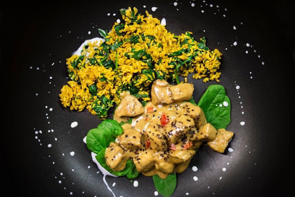 Fruktig kyllingsalat med karri