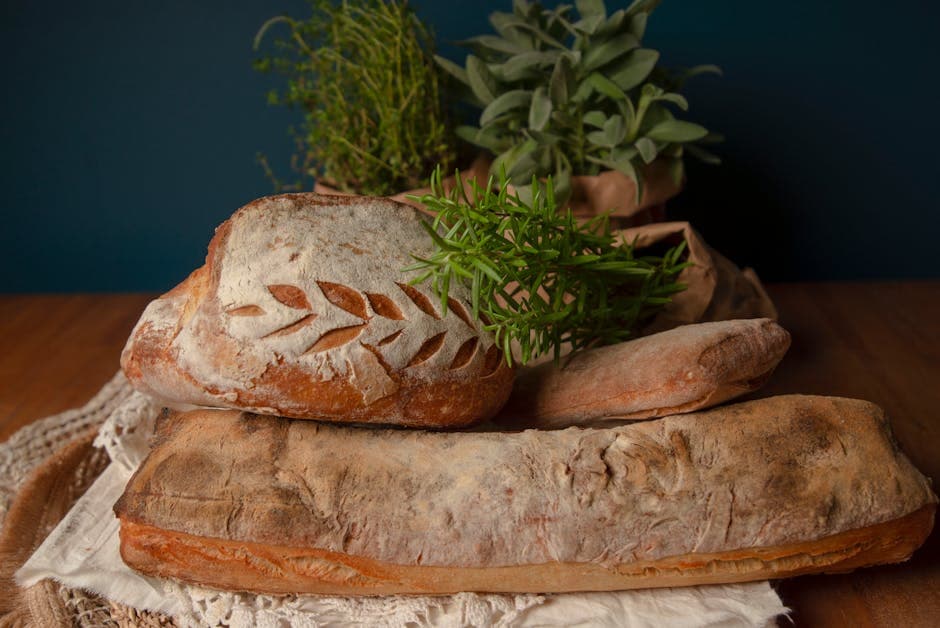 Fougasse med chorizo og timian