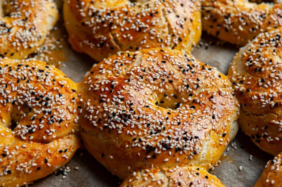 Hjemmelagde grønnsaksbagels