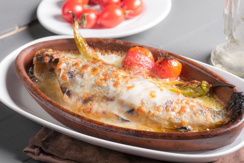 Bakt appelsinfisk på italiensk vis