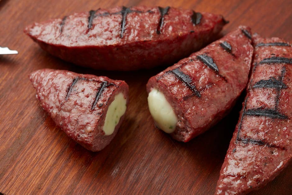 Fylt kalkunbryst med pølse, fennikel og rosiner