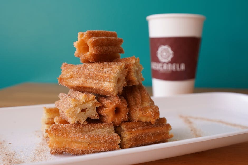Mini churros med kanel og appelsin
