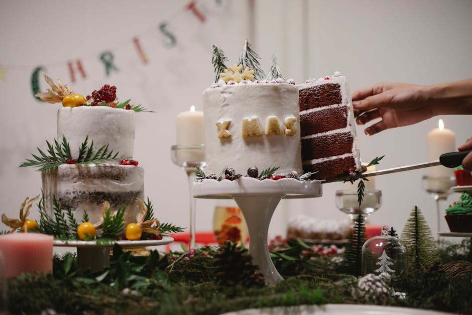 Krydret julekake med eplesausfyll og kremglasur