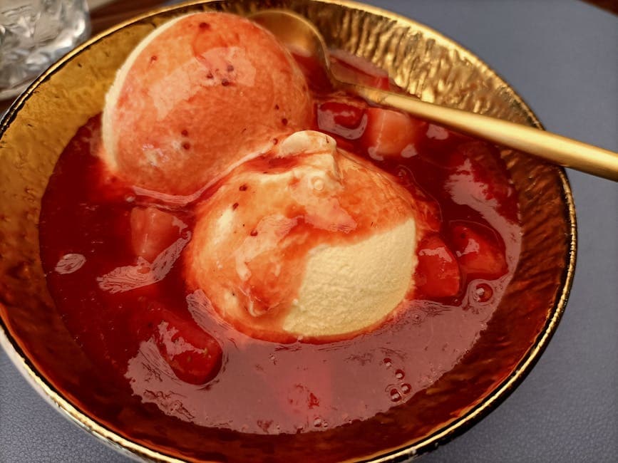 Enkel jordbærsaus (coulis)