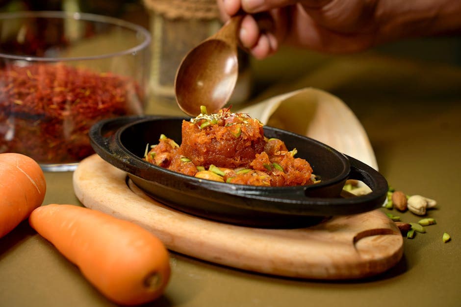 Tsimis med gulrøtter, svisker og honning