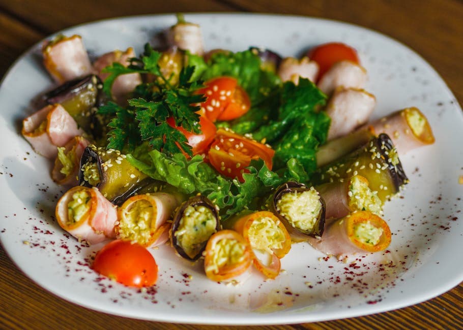 Blomkål med Serranoskinke og tomat