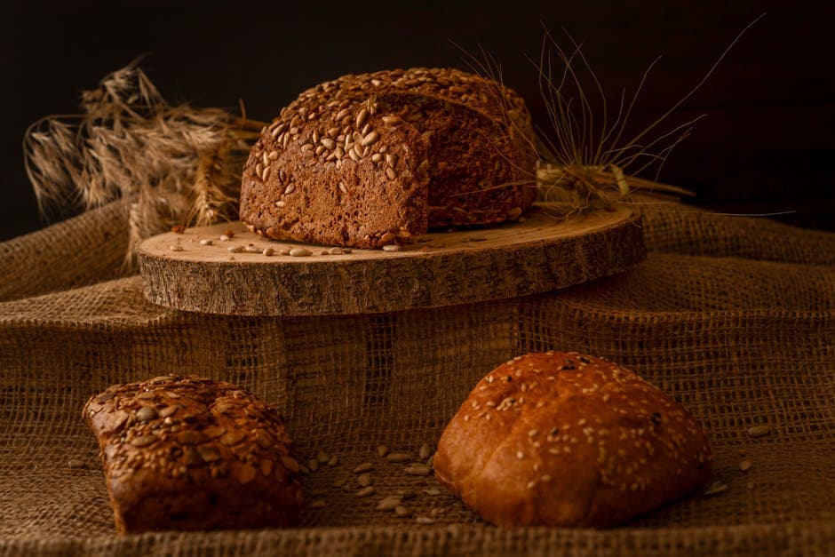 Fullkornsbrød med sesam og solsikke