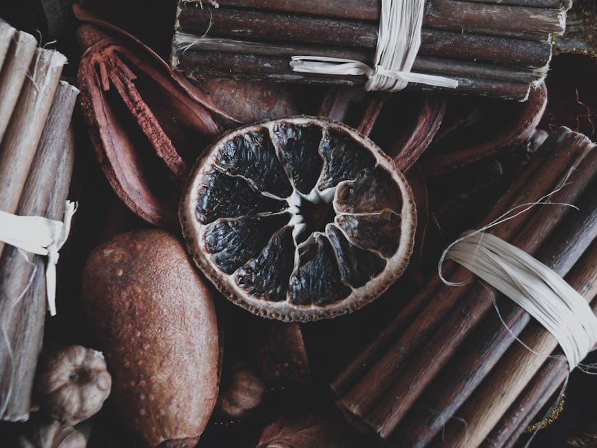 Chai-krydrede aprikoser og plommer