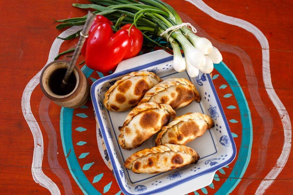 Potet-, paprika- og chorizo-empanadas