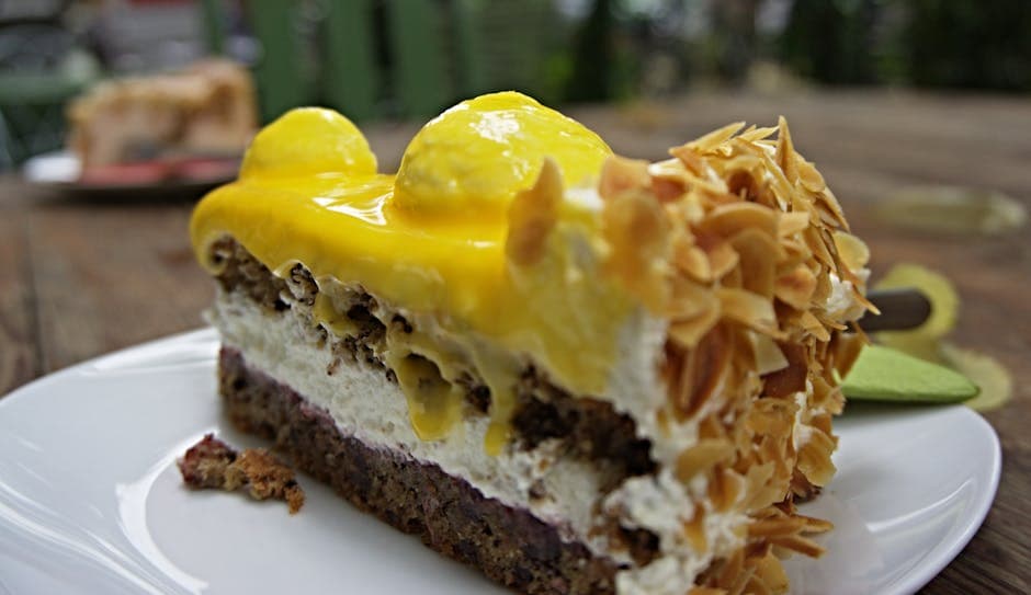 Frisk sitronkrem lagkake