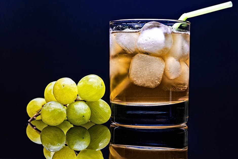 Caipirinha med grønne druer