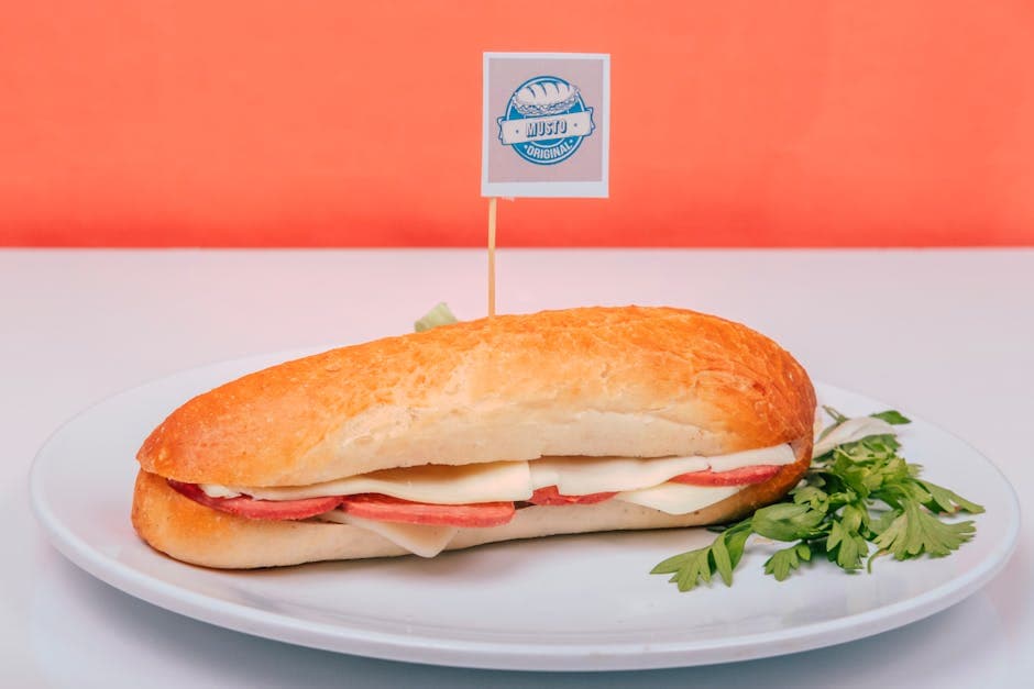 Italienske sub-sandwicher i restaurantstil