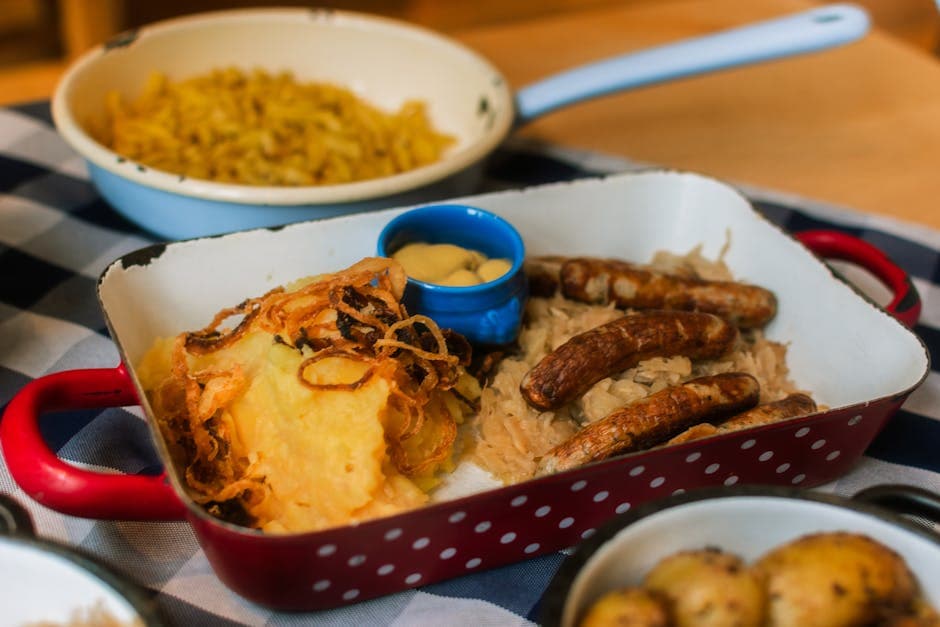 Käsespätzle med karamellisert løk