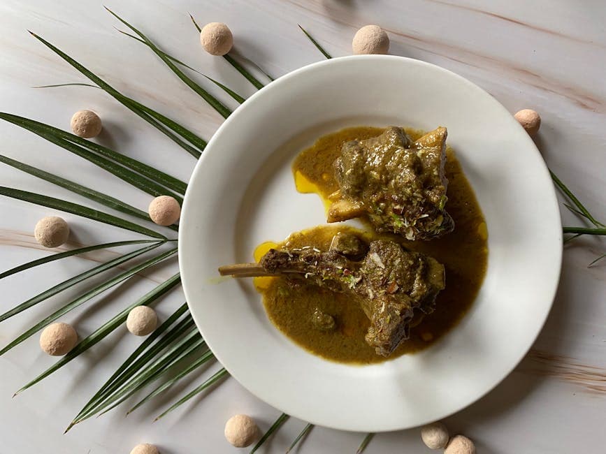 Oaxacansk lam i krydret tomatillosaus