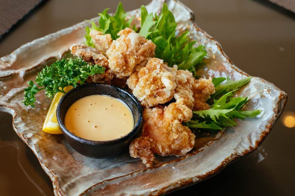 Sprø japansk kylling Karaage