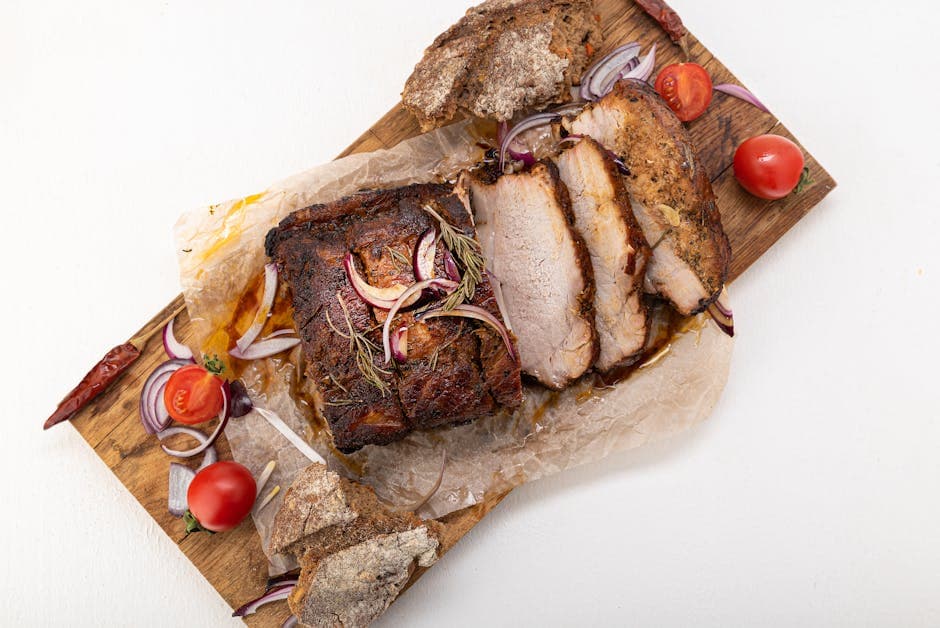 Grillet svinekjøtt med Chardonnay og rosmarin