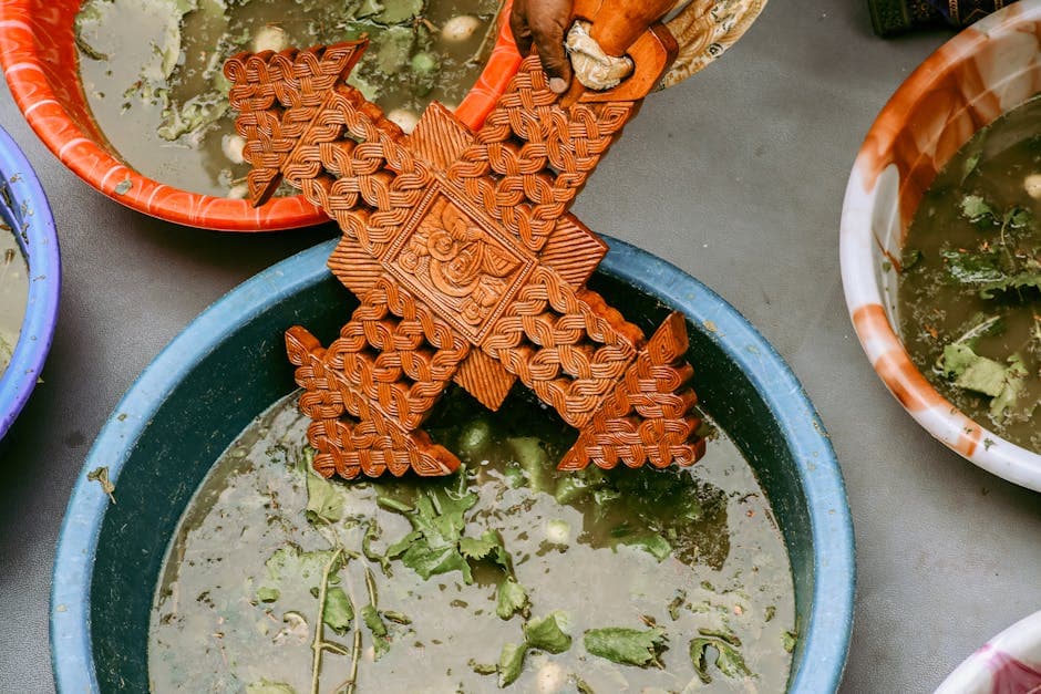 Tradisjonelt etiopisk injera-brød
