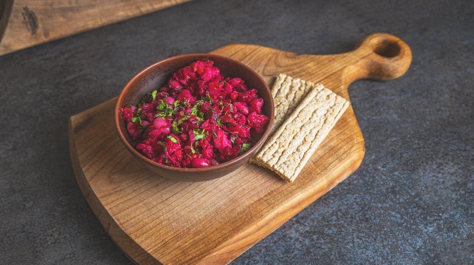 Rødbet- og pepperrotsalat