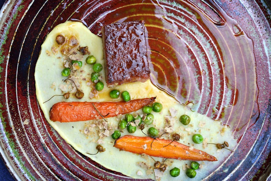 Vaktel fylt med ricotta, bacon og grønnsaker