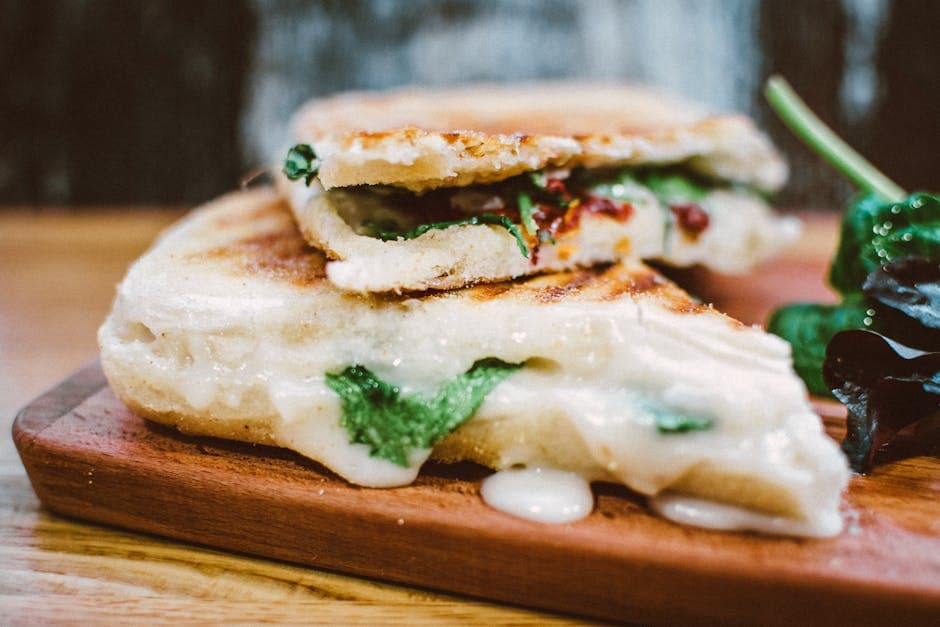 Vegetarisk muffaletta-panini med olivenrelish