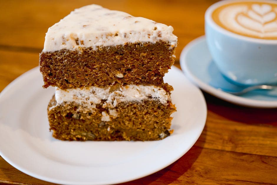 Pekannøtt- og rømme-kaffekake