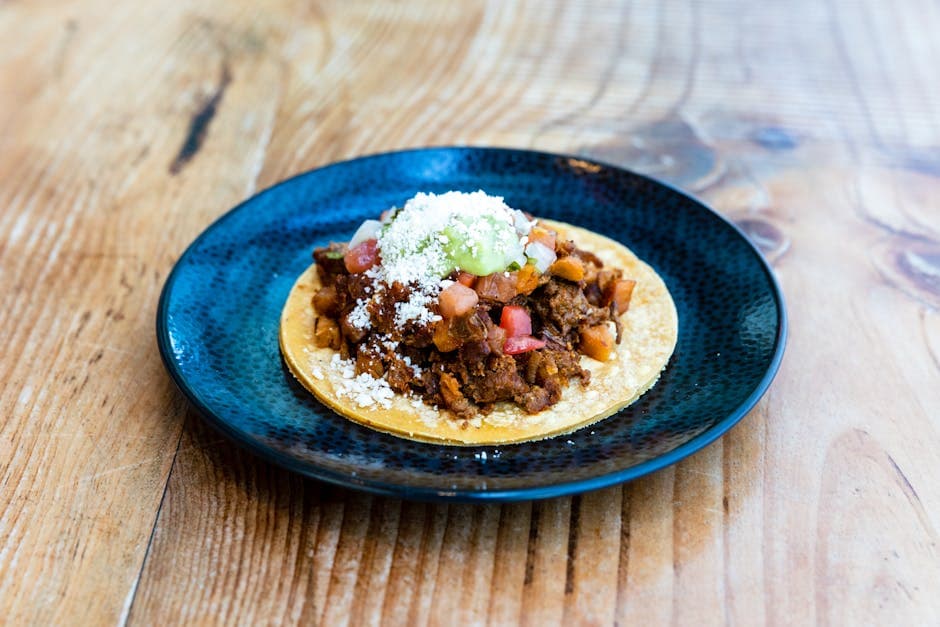 Langtidskokt oksebryst-tostadas