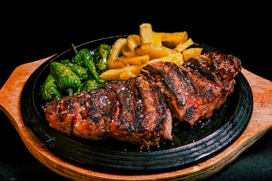 Spansk biff med sherryeddik-saus