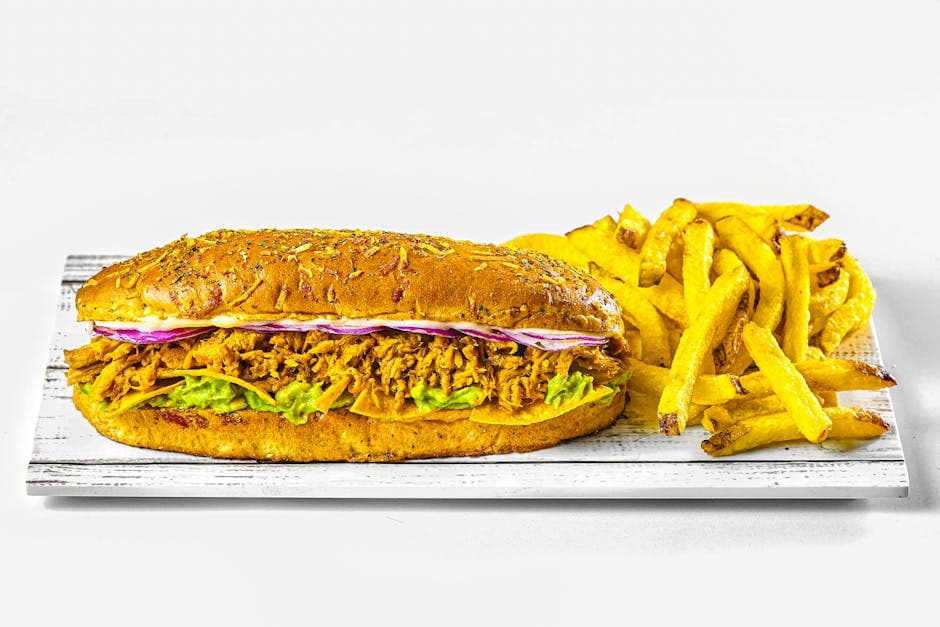 Tripleta-sandwich med tre typer kjøtt