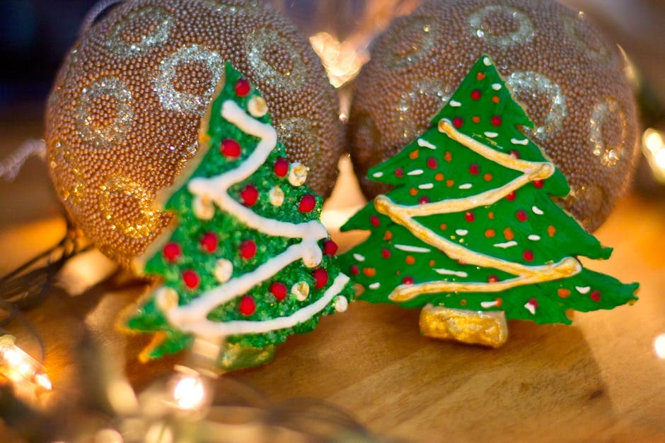 Rice Krispies-trær med M&M's